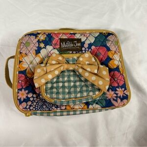 Matilda Jane Vibrant Floral Lunch Bag with Polka Dot Bow